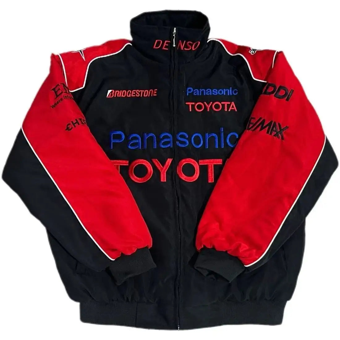 Toyota's 2025 full range of embroidered racing suits, motorcycle riding jackets, autumn and winter new casual cotton-padded jack
