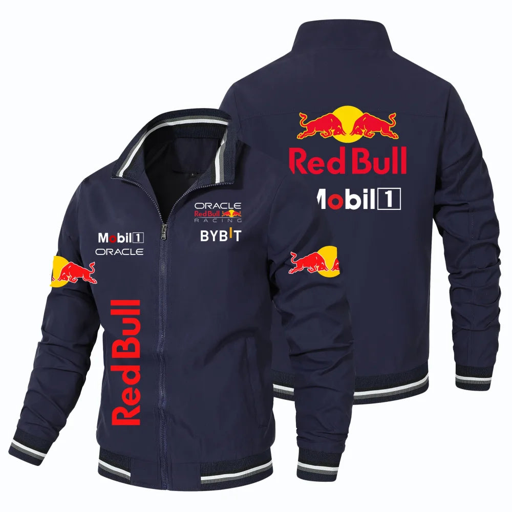 Red Bull 2025 New Men's and Women's Racing Jacket Red Bull Outdoor Sports Jacket Spring and Autumn Fashion High Quality Jacket