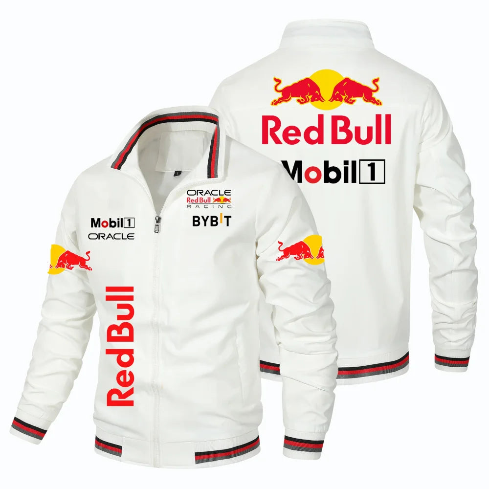Red Bull 2025 New Men's and Women's Racing Jacket Red Bull Outdoor Sports Jacket Spring and Autumn Fashion High Quality Jacket