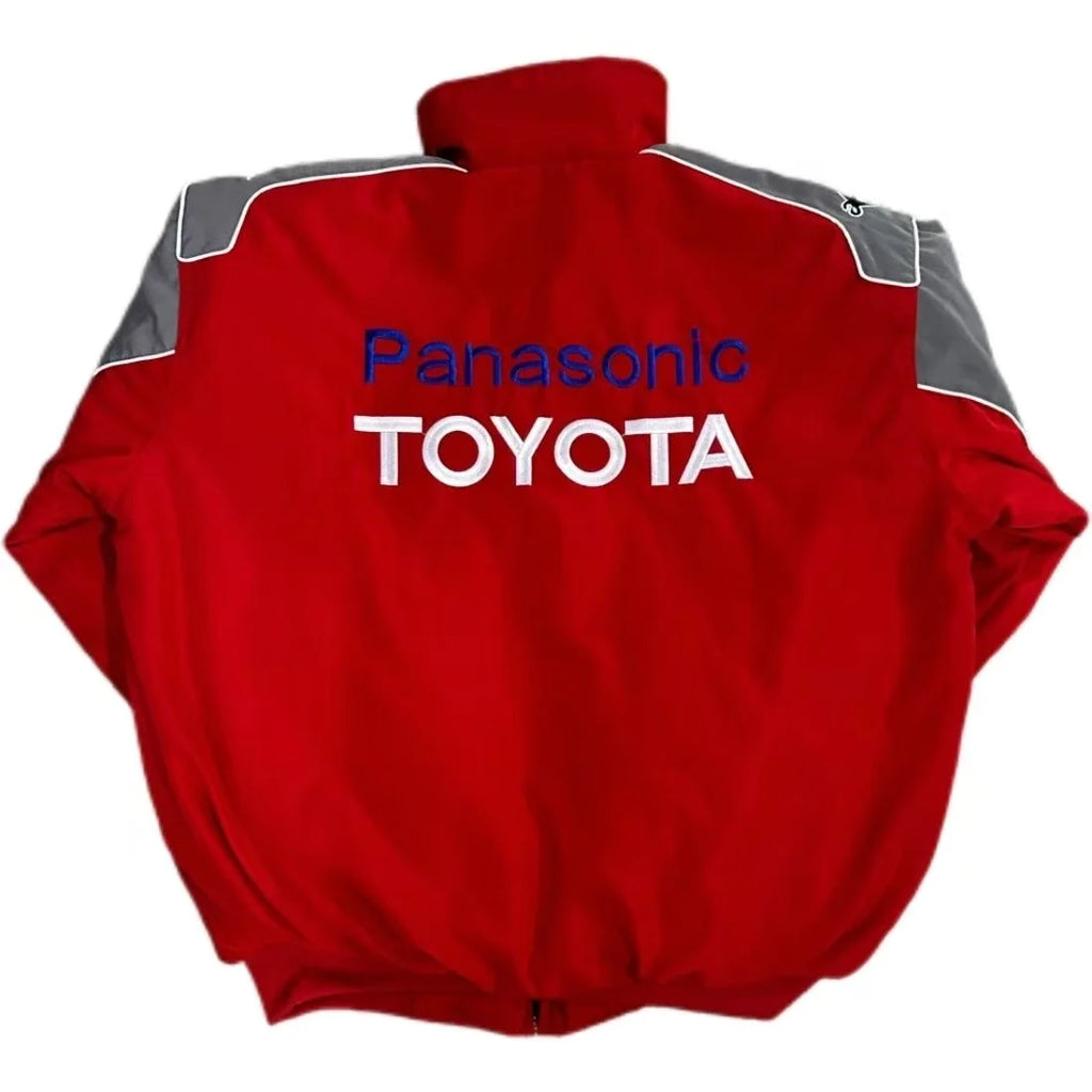 Toyota's 2025 full range of embroidered racing suits, motorcycle riding jackets, autumn and winter new casual cotton-padded jack