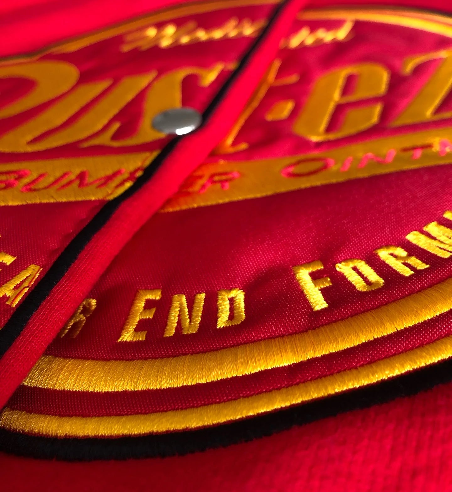 American New Fashion Letter Embroidery Oversized Red Spliced jacket Men Harajuku Y2K Casual Loose Button Baseball Uniform