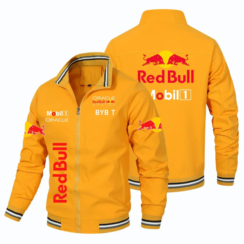 Red Bull 2025 New Men's and Women's Racing Jacket Red Bull Outdoor Sports Jacket Spring and Autumn Fashion High Quality Jacket