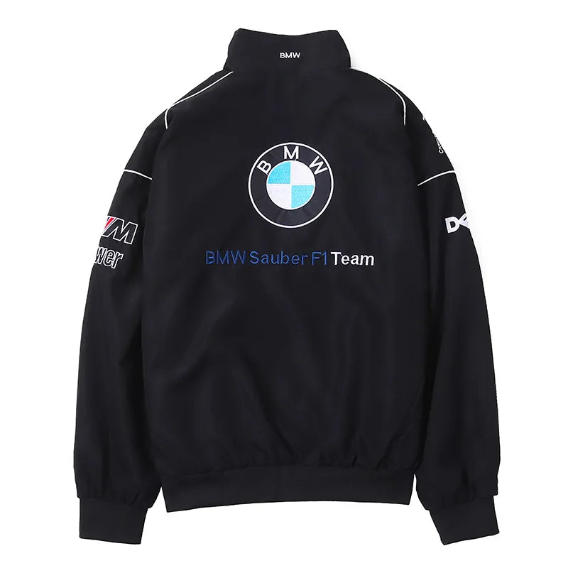 BMW Sauber F1 Team Racing Suit Men Leisure Spring Autumn Jacket Embroidery Lady Windproof Motorcycle Uniform Coat Trend Jacket
