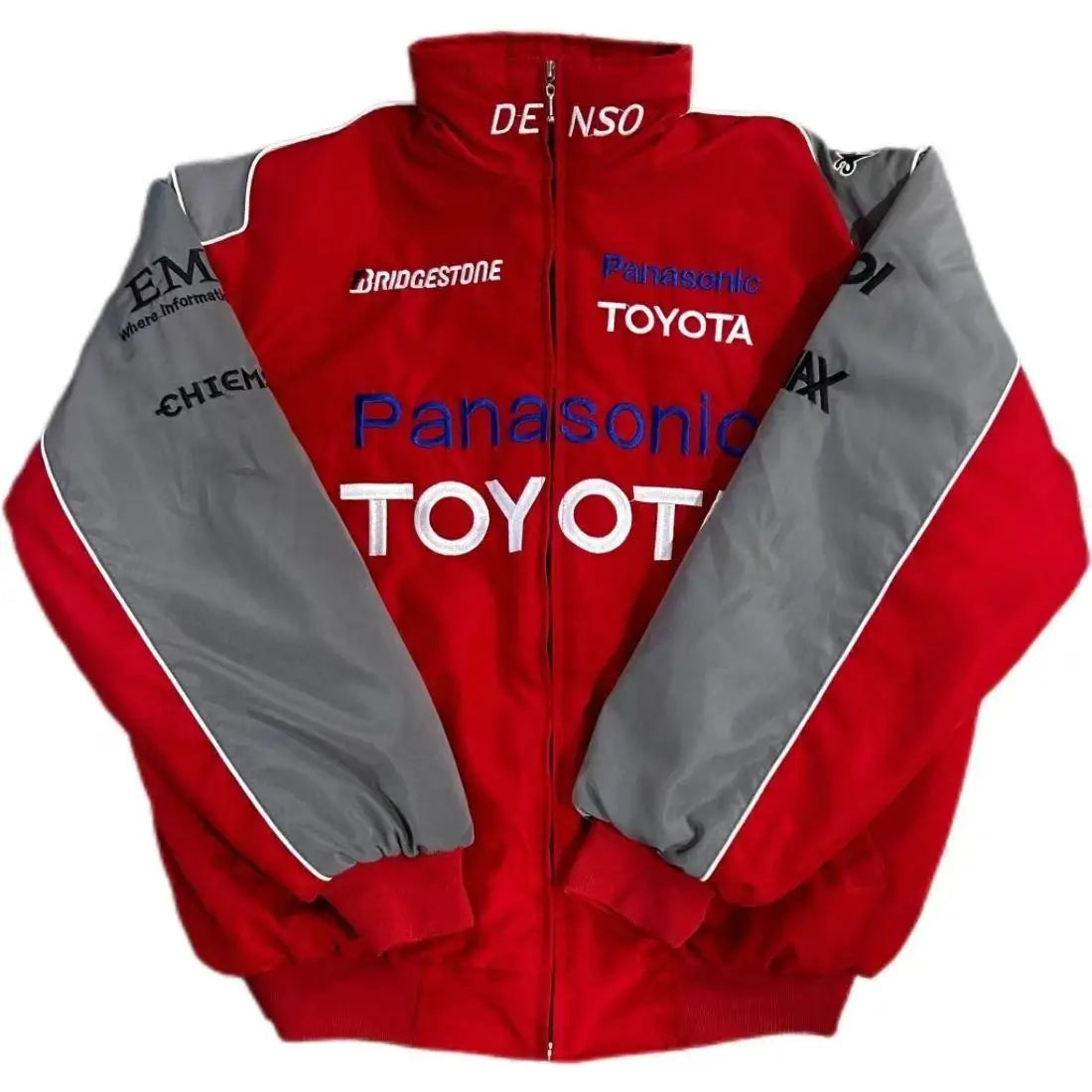 Toyota's 2025 full range of embroidered racing suits, motorcycle riding jackets, autumn and winter new casual cotton-padded jack