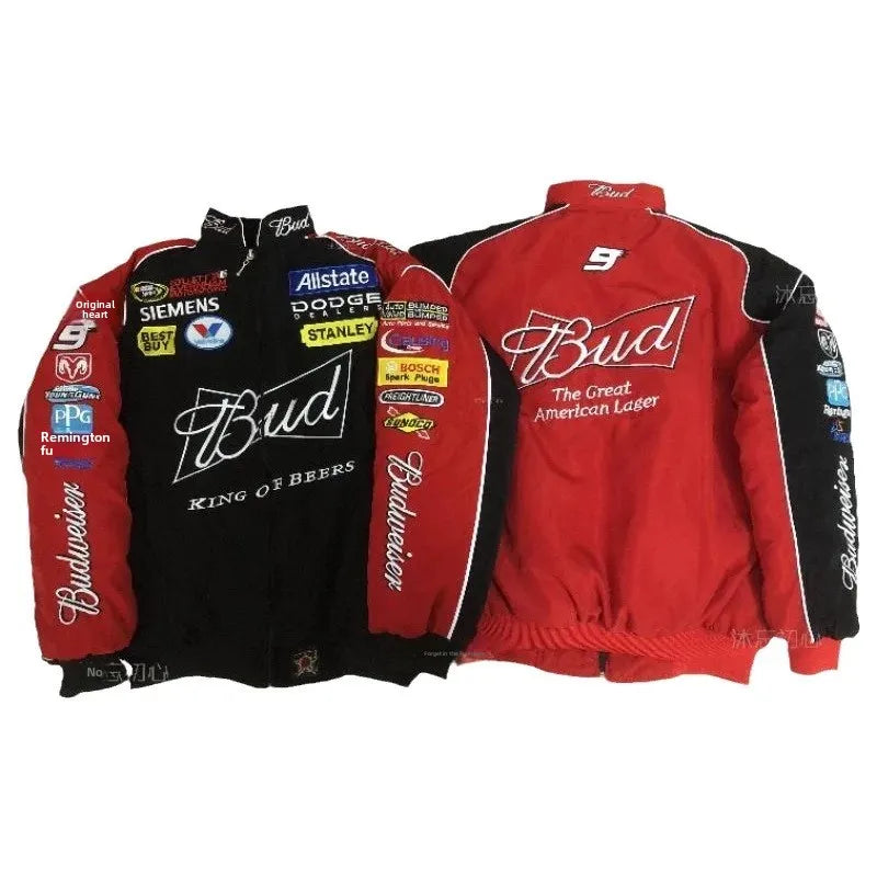 Embroidered Racing Suit Motorcycle Riding Clothes Casual Long Sleeve A169 Racing Suit Comfortable Breathable Men's Jacket