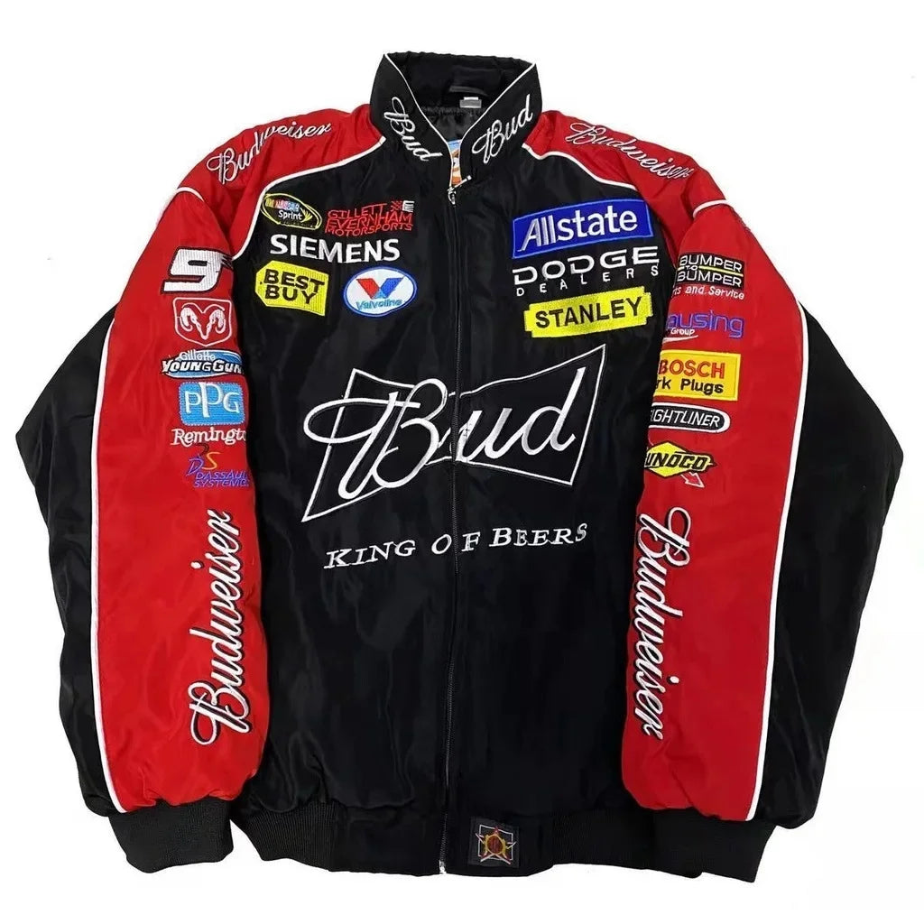 Embroidered Racing Suit Motorcycle Riding Clothes Casual Long Sleeve A169 Racing Suit Comfortable Breathable Men's Jacket