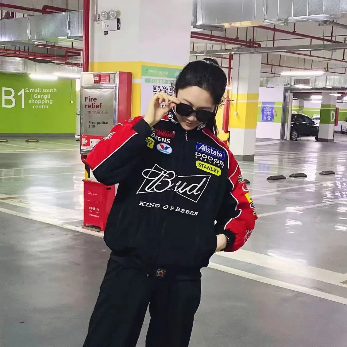 Embroidered Racing Suit Motorcycle Riding Clothes Casual Long Sleeve A169 Racing Suit Comfortable Breathable Men's Jacket