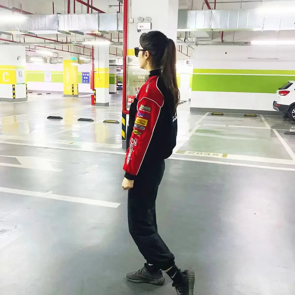 Embroidered Racing Suit Motorcycle Riding Clothes Casual Long Sleeve A169 Racing Suit Comfortable Breathable Men's Jacket