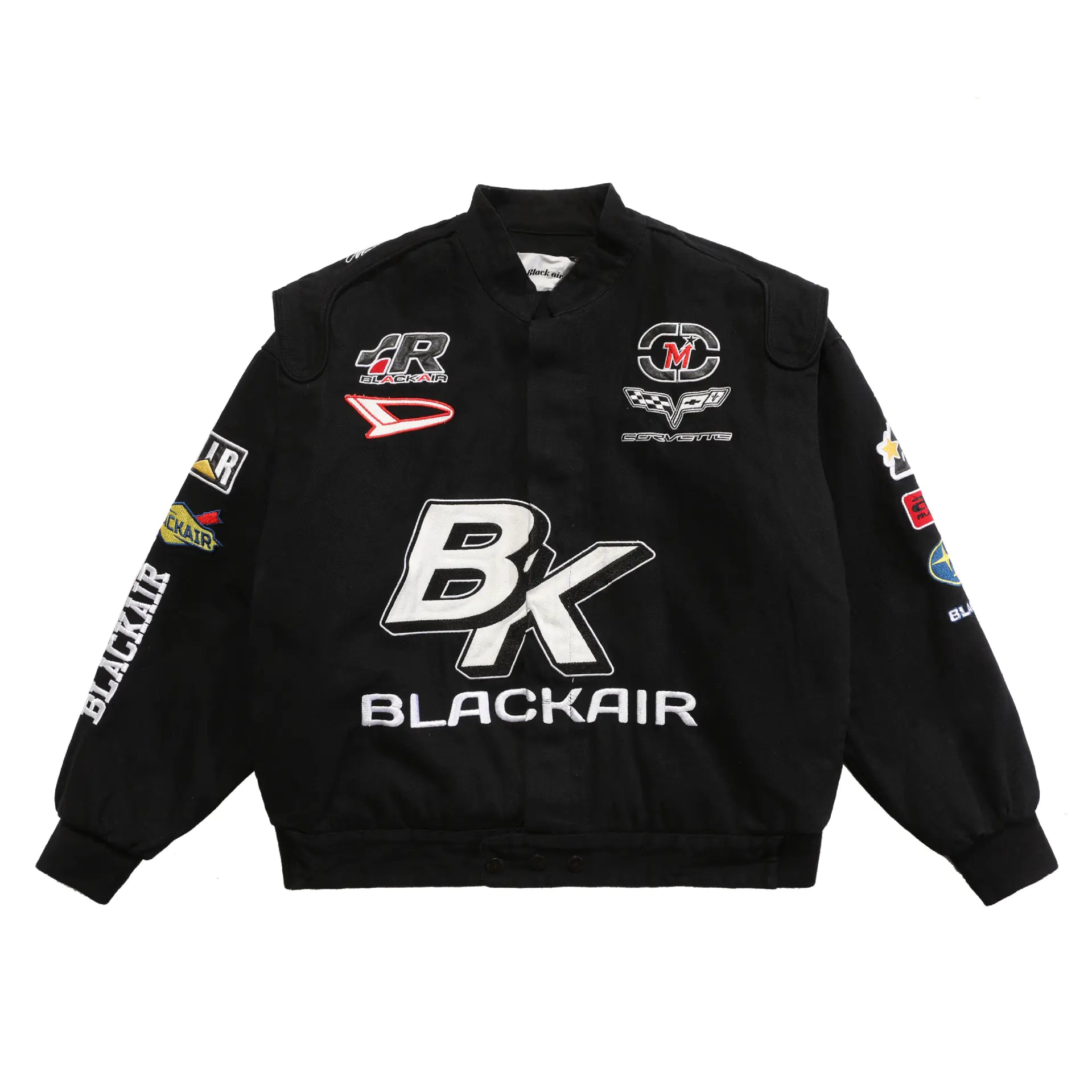 Unisex Loose Jacket with Racing Suit Design